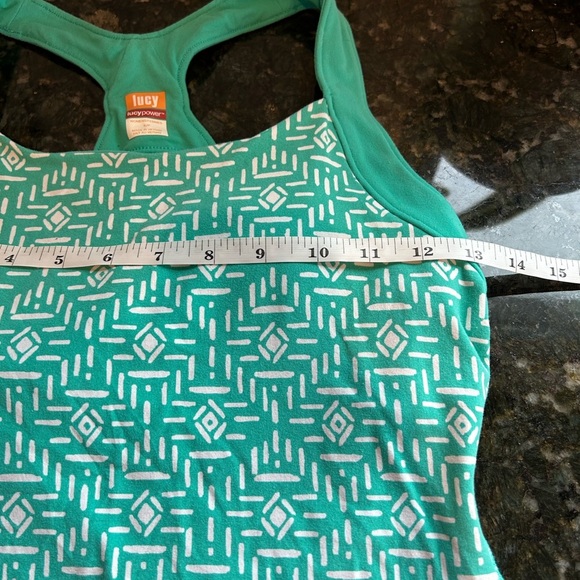 Lucy LucyPower workout tank. Padded shelf bra. Strappy back. Size small. EUC - Picture 9 of 11